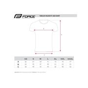 Tricou ciclism Force Bike, rosu