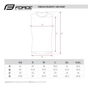 Tricou ciclism fara maneci Force F Acceler, gri/roz