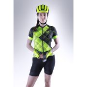 Tricou maneca scurta dama Force Vision, fluo