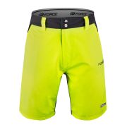 Pantaloni Force Blade MTB cu sub-pantaloni cu bazon Negru/Fluo