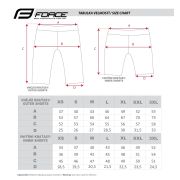 Pantaloni Force Blade MTB cu sub-pantaloni cu bazon Negru