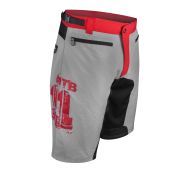 Pantaloni Force MTB-11 cu sub-pantaloni cu bazon Gri XS