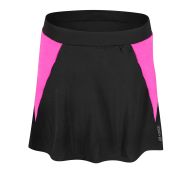 Fusta cu pantaloni scurti cu bazon Force Daisy negru/roz