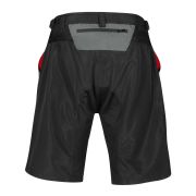 Pantaloni Force Downhill MTB cu sub-pantaloni cu bazon Negru/Gri M