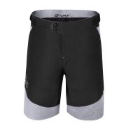 Pantaloni scurti Force Storm pana la talie cu bazon, negru/gri