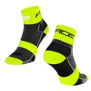Sosete Force Sport 3, negru/fluo, S-M (36-41)