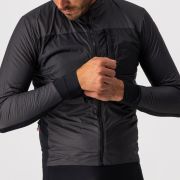 Jacheta cu puf Castelli Unlimited Puffy, Antracit/Negru, XL