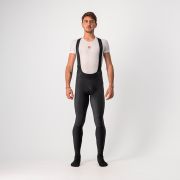 Pantaloni lungi cu bretele Castelli Velocissimo 5, Negru/Gri, XL
