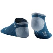 CEP - Sosete de compresie pentru barbati model sub glezna 6cm No Show 3.0 - albastru gri