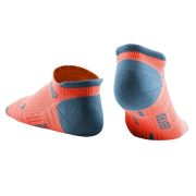 CEP - Sosete de compresie pentru barbati model sub glezna 6cm No Show 3.0 - portocaliu gri