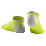 CEP - Sosete de compresie pentru barbati model sub glezna 6cm No Show 3.0 - verde deshis lime gri