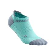 CEP - Sosete de compresie pentru barbati model sub glezna 6cm No Show 3.0 - verde gheata gri