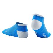 CEP - Sosete de compresie pentru femei model sub glezna No Show Ultralight - albastru electric gri deschis