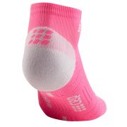 CEP - sosete de compresie peste glezna 8cm pentru femei Low Cut 3.0 - roz deschis gri