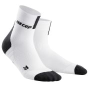 CEP - sosete scurte de compresie 16cm, pentru barbati Short Socks 3.0 - alb gri inchis