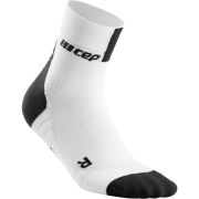 CEP - sosete scurte de compresie 16cm, pentru barbati Short Socks 3.0 - alb gri inchis