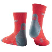 CEP - sosete scurte de compresie 16cm, pentru barbati Short Socks 3.0 - portocaliu lava gri