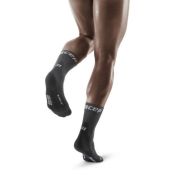 CEP - sosete scurte vreme rece sau iarna 18cm pentru barbati Winter Short Socks - gri inchis negru