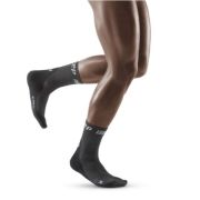 CEP - sosete scurte vreme rece sau iarna 18cm pentru barbati Winter Short Socks - gri inchis negru