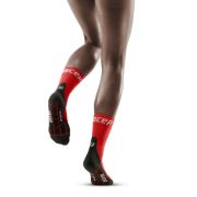 CEP - sosete scurte vreme rece sau iarna 18cm pentru barbati Winter Short Socks - rosu negru