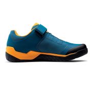 Northwave Overland Plus - pantofi pentru ciclism MTB All Terrain Mountain - albastru galben negru