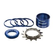 Kit single speed Reverse 13T albastru inchis