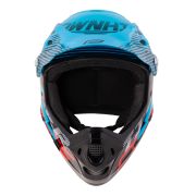 Casca Force Tiger Downhill Negru/Albastru/Rosu L-XL (59-61 cm)