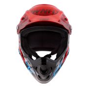 Casca Force Tiger Downhill Rosu/negru/Bleu S-M (57-58 cm)