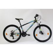 Bicicleta MTB Sprint Active DD 26 2021 furca suspensie negru mat/albastru  360mm