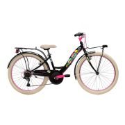 Bicicleta Adriatica CTB 24 Donna 2021 6V neagra