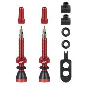 Set Valve Tubeless Force 2xFv 44mm Rosii