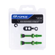 Set Valve Tubeless Force 2xFv 44mm Verzi
