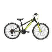 Bicicleta MTB Adriatica Rock 24 18V Negru/Galben