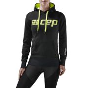 CEP - Hanorac sport femei Brand Hoody - negru verde lime