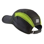 CEP - sapca alergare unisex Brand Run Cap - negru verde lime
