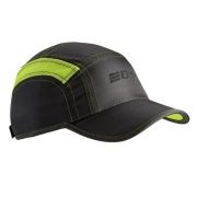CEP - sapca alergare unisex Brand Run Cap - negru verde lime