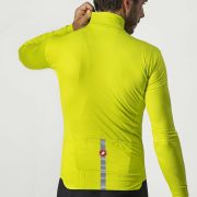 Castelli - bluza ciclism maneca lunga pentru barbati PRO Thermal Mid LS jersey - Galben Fluo