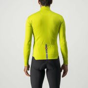 Castelli - bluza ciclism maneca lunga pentru barbati PRO Thermal Mid LS jersey - Galben Fluo