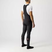Castelli - pantaloni lungi ciclism pentru barbati cu bretele Entrata Wind bibtights - negru