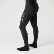 Castelli - pantaloni lungi ciclism pentru barbati cu bretele Entrata Wind bibtights - negru