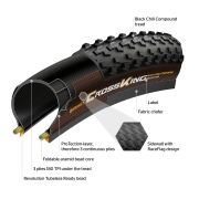 Continental - anvelopa pliabila bicicleta MTB 27.5 inch Mountain King Protection SL - 27.5x2.8 - 70-584