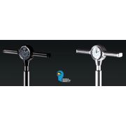 Crank Brothers - pompa podea pentru bicicleta Klic analog - negru