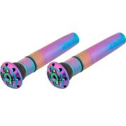 Muc-Off - Kit reparatie fisura anvelopa bicicleta Stealth Tubeless Puncture Plug - albastru verde irizat