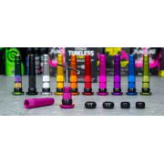 Muc-Off - Kit reparatie fisura anvelopa bicicleta Stealth Tubeless Puncture Plug - albastru verde irizat