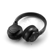 Philips Casti audio Sport seria 4000 over the ear TAA4216BK/00 protectie IP55 apa si praf Bluetooth v5.0 autonomie 35 ore negre model 2020-2021