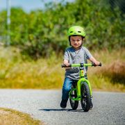 Bell - casca bicicleta urbana pentru copii Lil Ripper - Jugend - 46-52cm - galben hi-viz traznete albastre