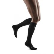 CEP - Sosete compresie alergare pentru barbati Xtra mile men socks - negru alb