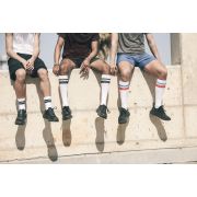 CEP - Sosete de compresie pentru barbati 80's men socks - alb rosu albastru