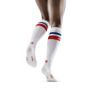 CEP - Sosete de compresie pentru barbati 80's men socks - alb rosu albastru