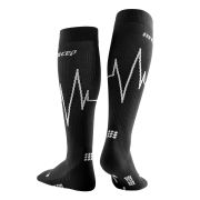 CEP - Sosete de compresie pentru barbati Heartbeat man Tall comp - negru dark clouds